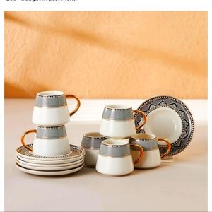 Karaca Globe Espresso set of 6, NIB